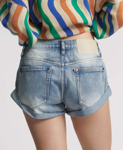 Bandits Low Waist Denim Shorts - Blue Summer