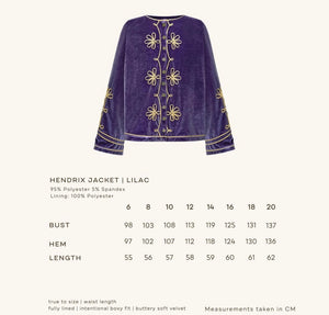 Hendrix Jacket - Lilac
