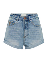 Load image into Gallery viewer, Bandits High Waist Denim Shorts - Hendrixe Blue
