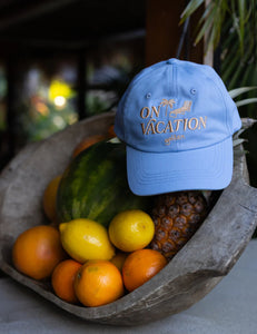 On Vacation Cap - Sea Blue