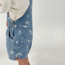 Load image into Gallery viewer, Carpenter Shortall - Cali Print Denim