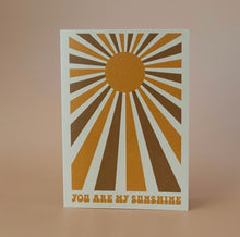 Load image into Gallery viewer, You Are My Sunshine Greeting Card