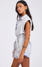 Load image into Gallery viewer, Bandit Aviator Mini Denim Jumpsuit - Lavender Blue