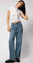 Load image into Gallery viewer, Baxters Mid Waist Wide Leg Denim Jeans - Blue Crush