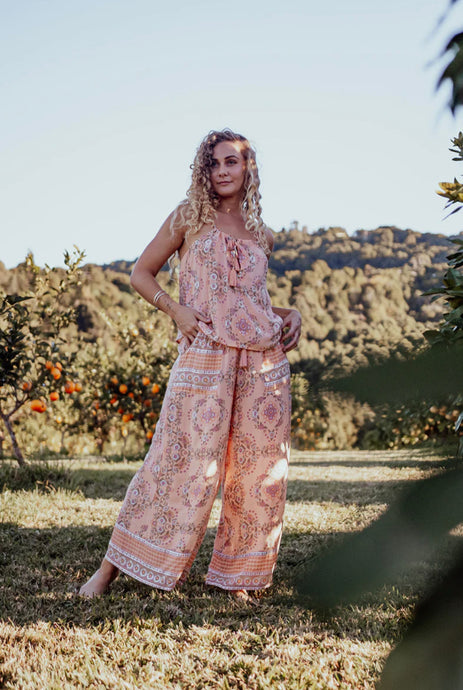 Dreamweaver Lounge Pants - Peach