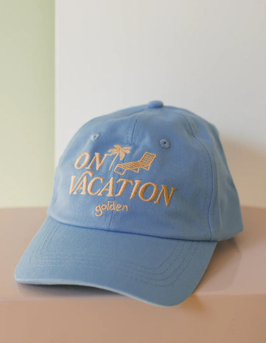 On Vacation Cap - Sea Blue