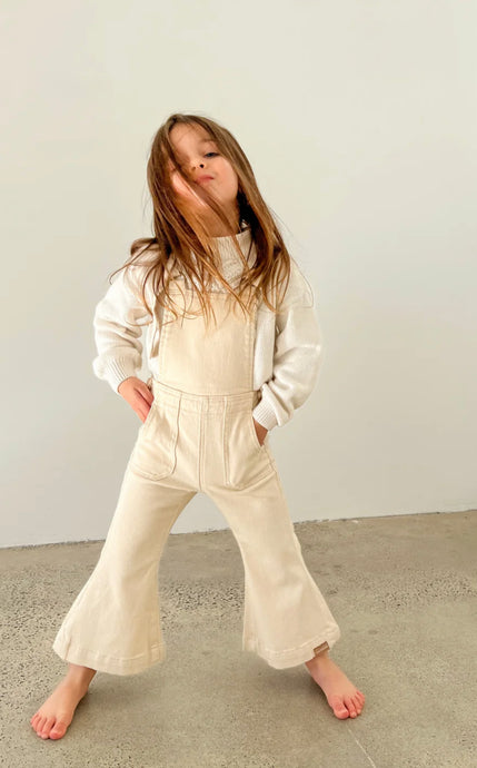 Farah Flare Overall - Natural