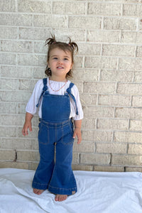 Farah Flare Overall - Western Blue