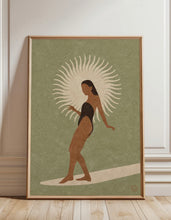 Load image into Gallery viewer, Sun Glider Sage Surfer Art Print