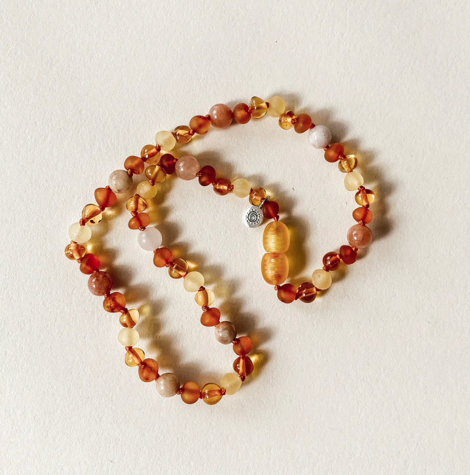 Soleil / Sunstone and Cognac
 ~ Baby/Child 33cm