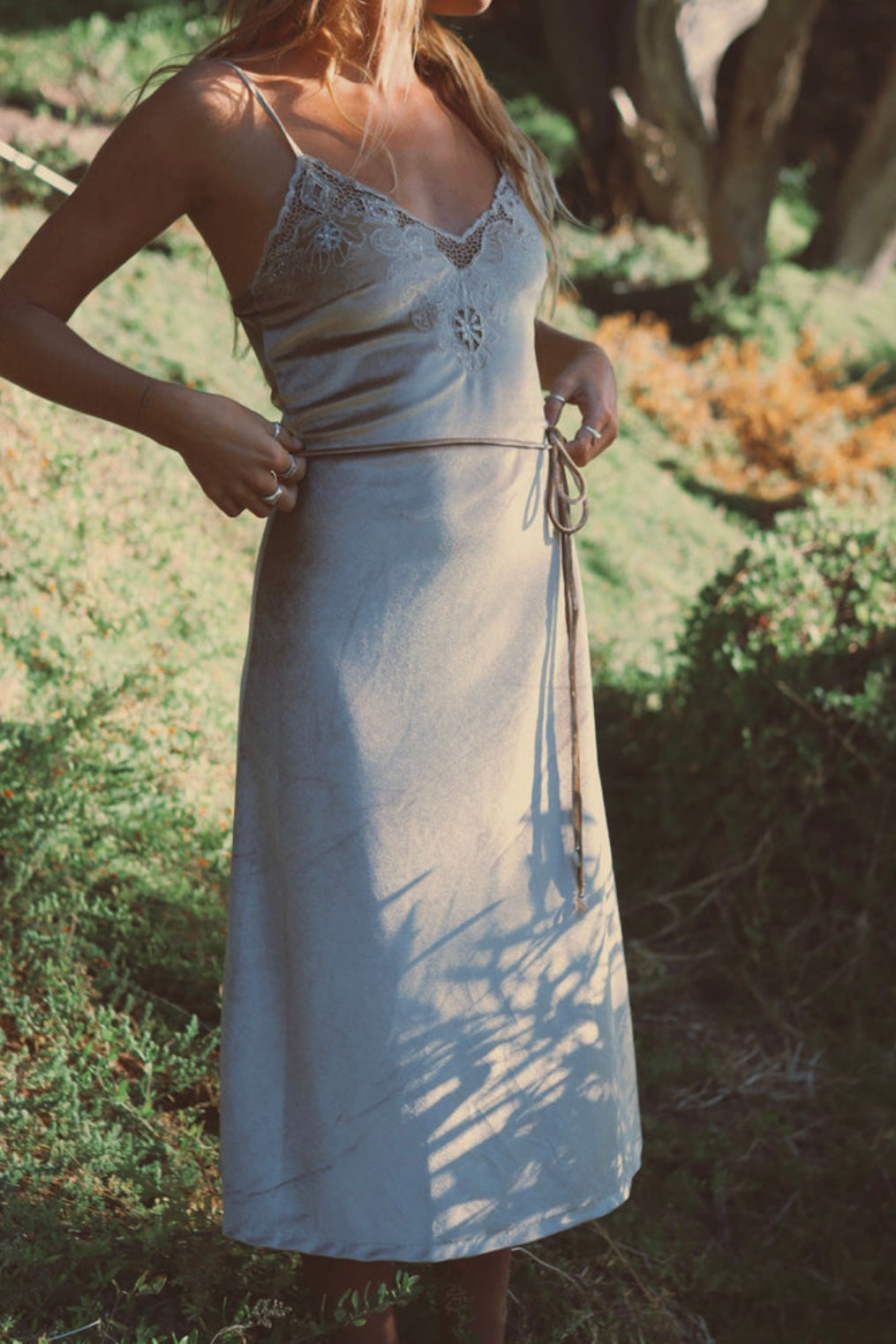 Hendrix Midi Dress - Champagne