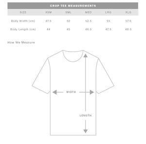 Good Vibes Crop Tee - Pale Pink
