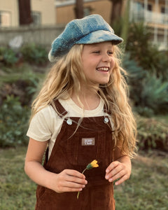 Teen Spirit Overall - Brown Cord