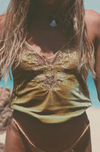 Load image into Gallery viewer, Hendrix Cami Top - Golden Olive