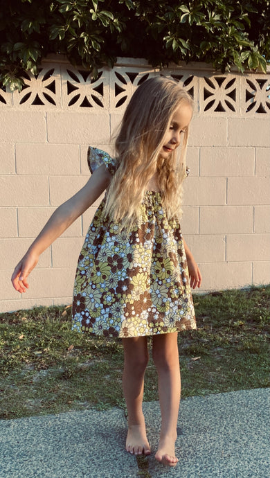 India Dress - Mustard