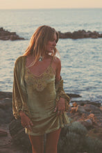 Load image into Gallery viewer, Hendrix Mini Dress - Golden Olive