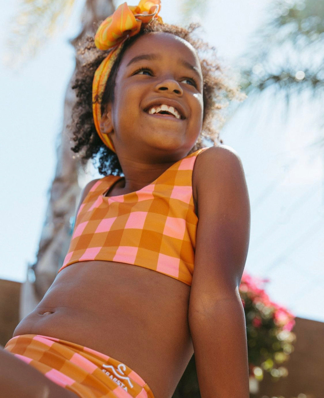 Seaside Gingham - Two Piece Swimsuit