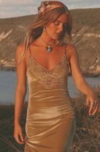 Load image into Gallery viewer, Hendrix Midi Dress - Golden Olive
