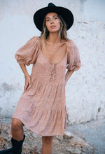 Load image into Gallery viewer, Ella Puff Sleeve - Spanish Rose