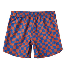 Load image into Gallery viewer, Wavy Checks Boardshorts - Navy