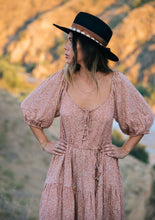 Load image into Gallery viewer, Ella Puff Sleeve - Spanish Rose