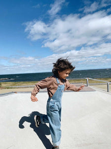 Teen Spirit Overall - Mid Blue Denim