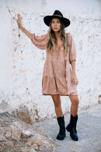 Load image into Gallery viewer, Ella Puff Sleeve - Spanish Rose
