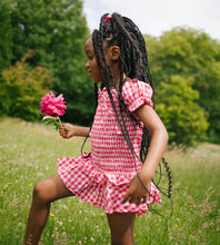Load image into Gallery viewer, Baby Doll Dress - Pink Gingham