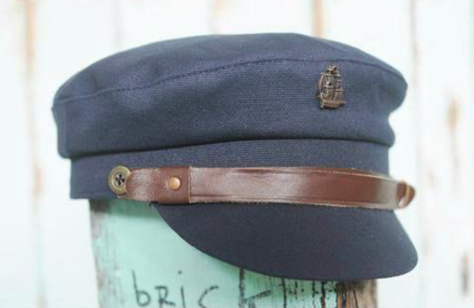 The Sea - Navy Canvas