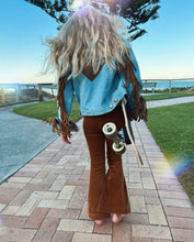 Load image into Gallery viewer, Farah Flare Jean - Toffee Cord