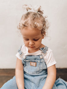 Teen Spirit Overall - Mid Blue Denim