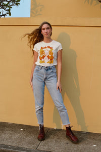Suede Daze Festival Tee - Natural (Organic)