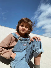 Load image into Gallery viewer, Teen Spirit Overall - Mid Blue Denim