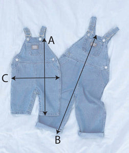 Teen Spirit Overall - Mid Blue Denim