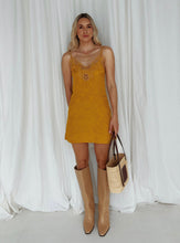 Load image into Gallery viewer, Bella Mini Dress - Mustard