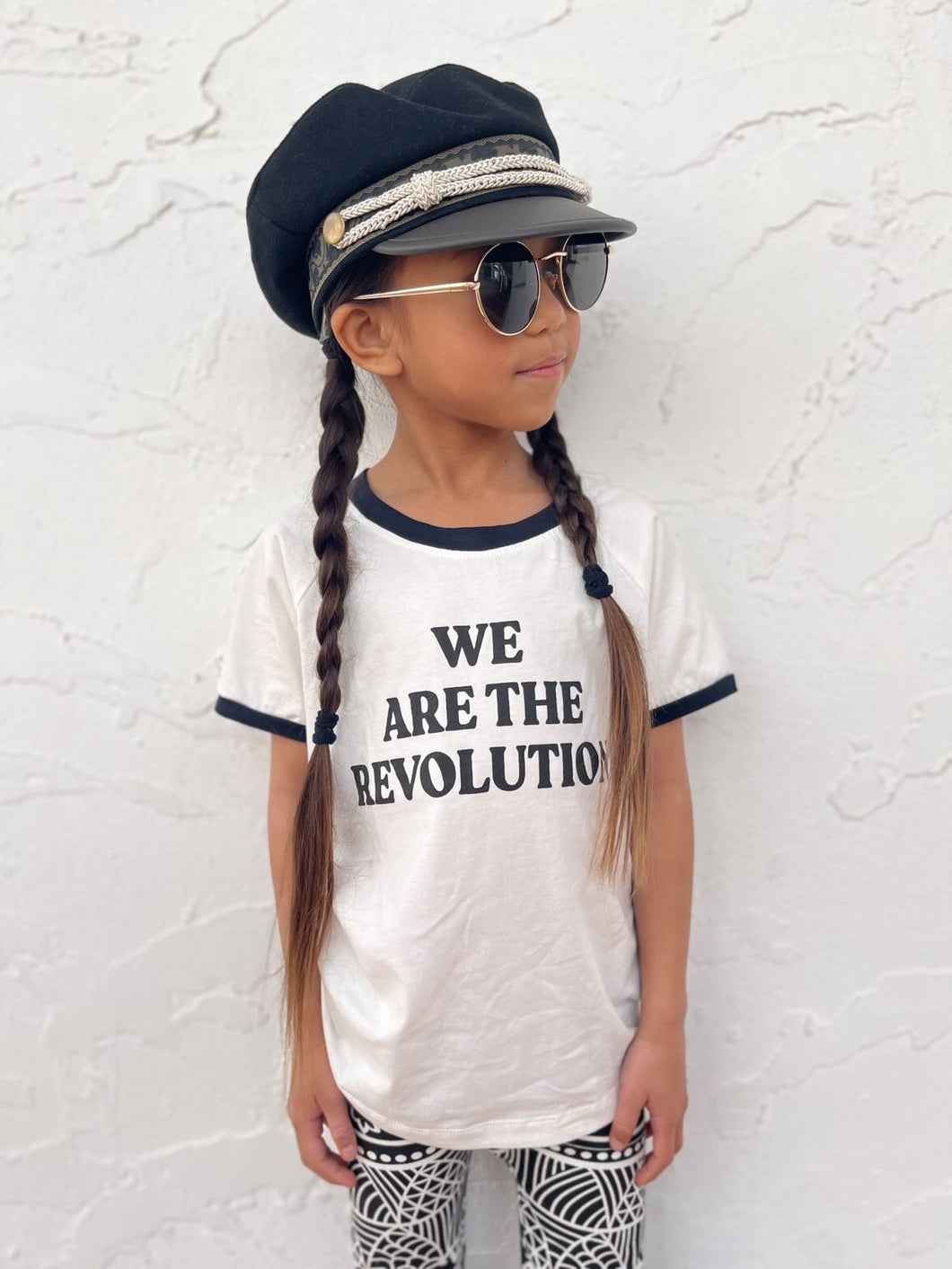 We Are The Revolution Tee - White/Black (Organic)